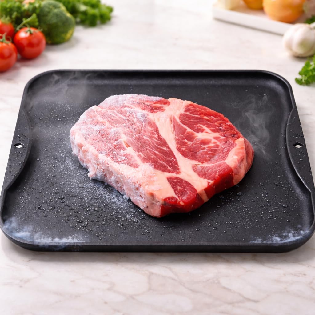 Amazon｜解凍プレート 日本製 [ IWANO ] 燕三条 解凍皿 解凍時間を劇的